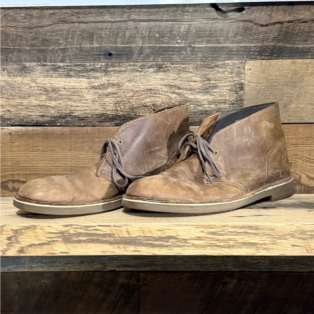 Clarks Men's Brown Leather Chukka Boots
